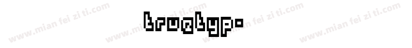 我把喜欢都给你 常规truetyp字体转换